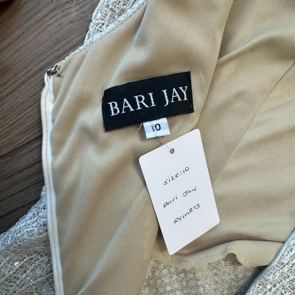 Vintage Cream Sequin Sparkly Crochet Maxi Dress Gown - Picture 13 of 13